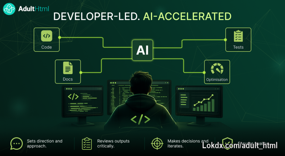🚀 AdultHTML Expands Its Services with AI-First Full-Stack Developers

We’re excited to announce an expansion of our service offering with the introduction of a new engagement model: Dedicated AI-First Full-Stack Developer. 

⚡ Designed for companies looking to accelerate product development, deliver more within the same timeframe, and make more efficient use of their resources, this new model combines the expertise of experienced developers with AI-powered tools.

👥 Just like our traditional dedicated specialists, dedicated AI-First developers work as fully integrated members of your team on a full-time or part-time basis, communicate directly with your team, align with your internal setup, and follow an agreed schedule. The difference lies in how they approach and carry out development work. While traditional developers rely primarily on manual workflows, AI-First developers combine their expertise with advanced AI tools throughout the development process, enabling them to build, test, debug, and refine projects more efficiently. 

📈 This efficiency translates into tangible development outcomes for clients: 

- ✅ More features delivered in the same timeframe
 - 🚀 Faster release cycles 
 - 🔄 More efficient development of existing platforms
 - 💰 Lower cost per feature delivered
 - ⚡Faster iteration and product improvements
 - 📊Greater overall development output without increasing budget

🤖 Why not simply use AI tools yourself? AI tools can generate code, but building quality production-ready projects requires technical expertise. 

Experienced developers know how to structure requirements, guide AI tools effectively, evaluate generated code, identify edge cases, ensure performance, and deliver stable, scalable web solutions ready for real-world use.

⚡AI accelerates execution.

🧠 Experienced developers ensure quality, structure, and long-term maintainability.

ℹ️ Important clarification: AI-First developers are a new addition to our service offering, not a replacement for our existing engagement models.

Traditional dedicated designers, developers, and QA specialists remain a core part of our services and continue to be fully available for both full-time and part-time engagements. 

We also continue to offer flexible on-demand development services, including hourly, task-based, and project-based collaboration.

💡 AI-First developers are an additional option within our service offering, designed for clients who prioritize speed, efficiency, faster delivery cycles, scaling output without scaling the team, and improved cost efficiency through more effective use of development time and resources.

👉Interested in our new AI-First development model? Reach out to discuss how it can help you deliver more in less time. 

Email: adulthtml@gmail.com                                                             
Telegram: @kate_adulthtml           
Teams: adulthtml@gmail.com         
Site/portfolio: adult-html.com